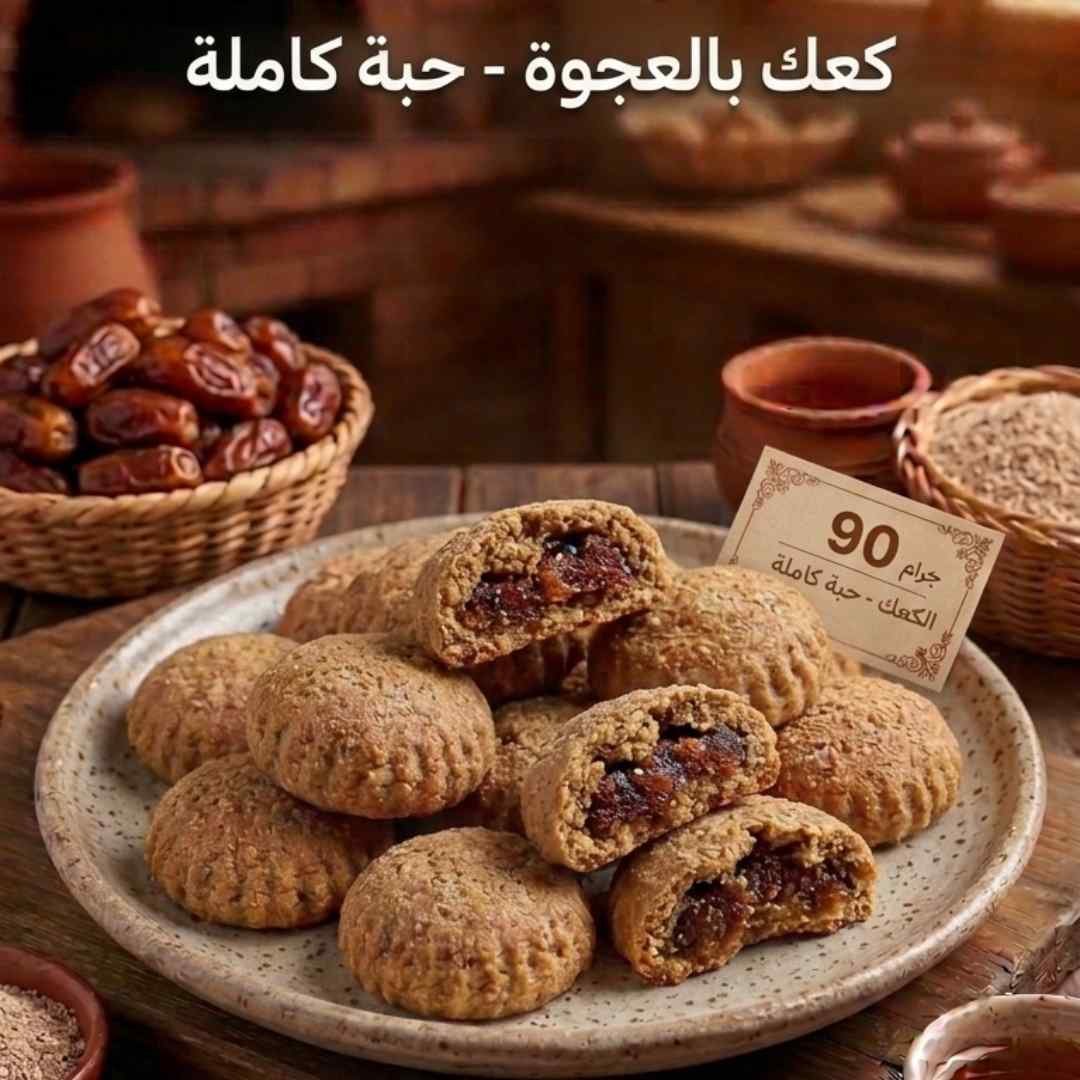 كحك طبق بالعجوة